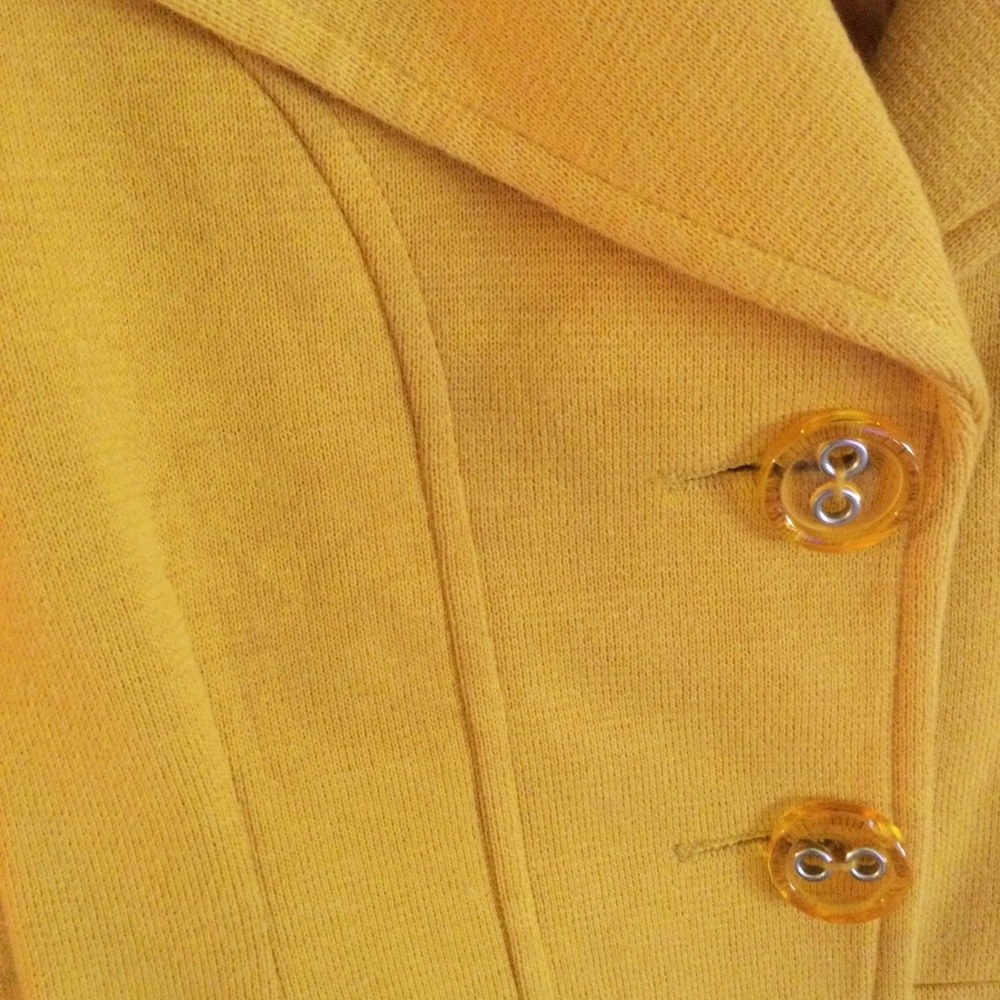 Yellow Knit Jacket - Picture 4 of 9